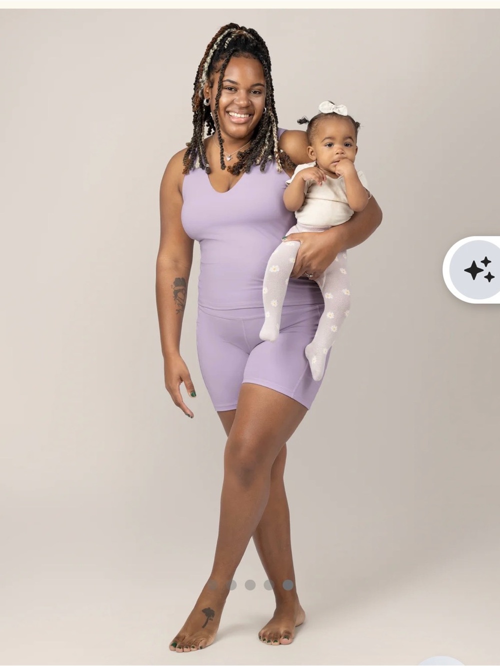 Kindred Bravely Seamless V-Neck Tank & Bike Short Set